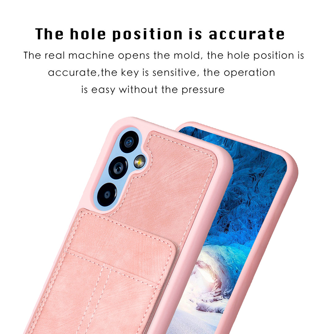 BF28 For Samsung Galaxy A54 5G Card Slots Shell Matte PU Leather Coated TPU Phone Cover Kickstand Case BF28 For Samsung Galaxy A54 5G Card Slots Shell Matte PU Leather Coated TPU Phone Cover Kickstand Case